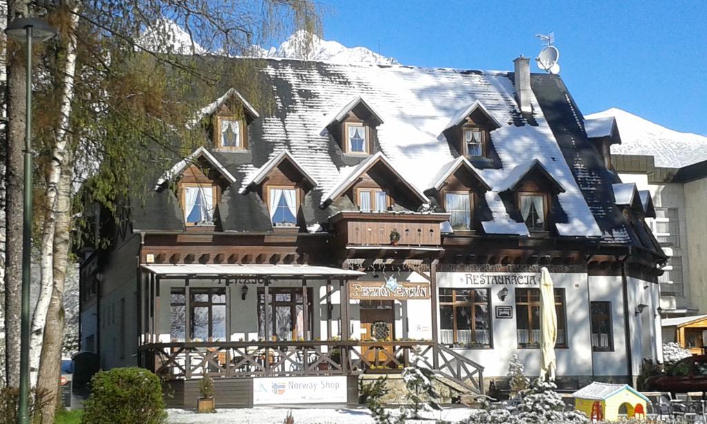 Penzion Encian Tatranská Lomnica Exteriör bild